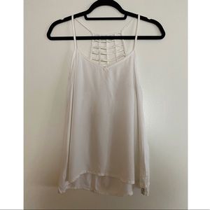 RVCA SKINNY STRAP CAGE BACK TOP